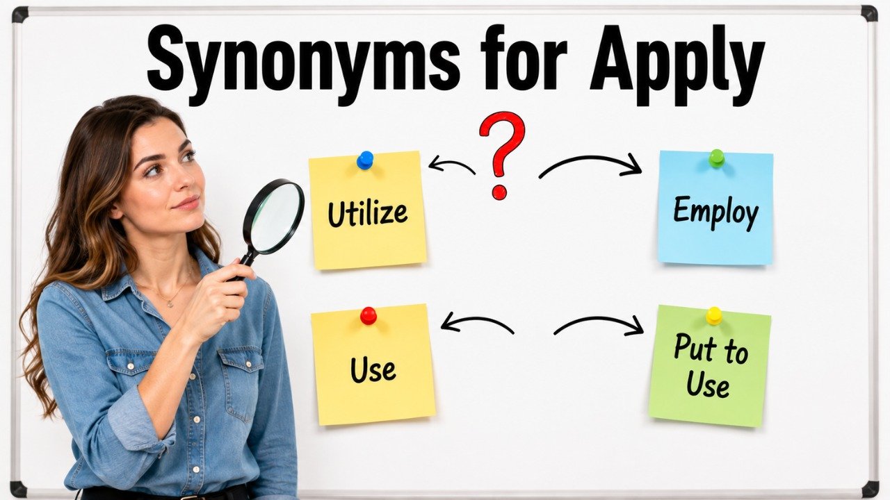 synonyms for apply