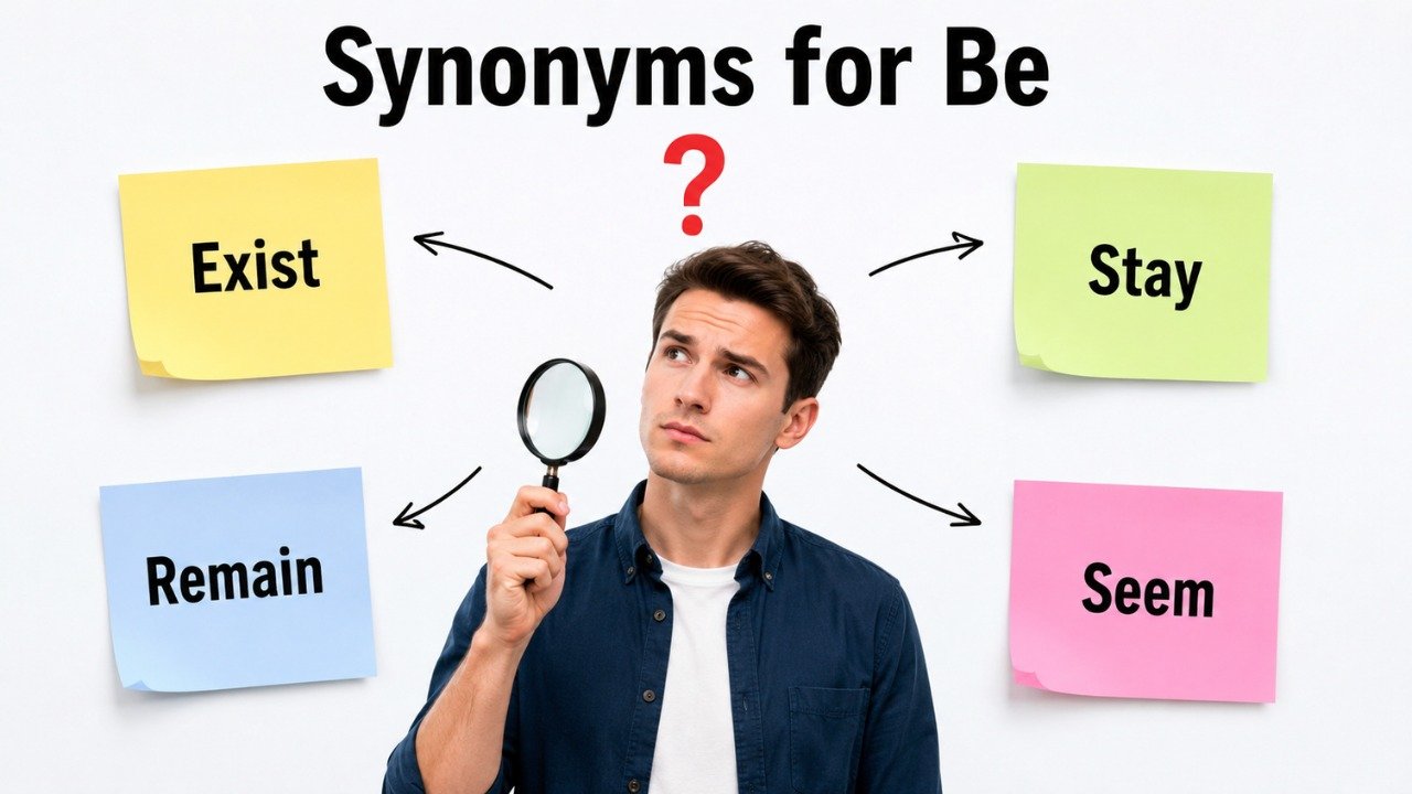 synonyms for be