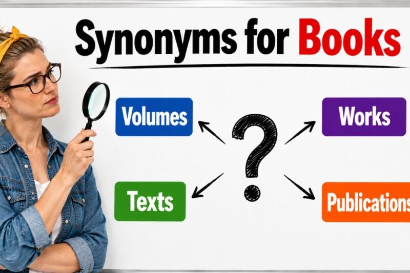 45+ Synonyms for Books: Strong Word Choices & Examples