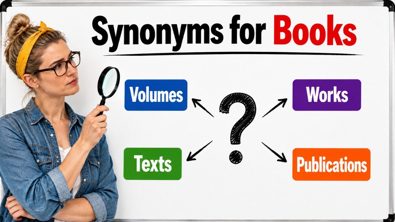 synonyms for books