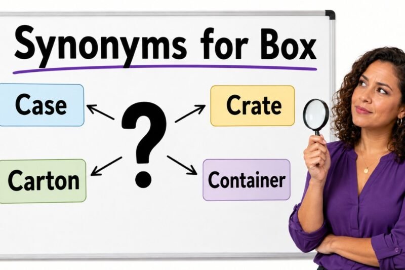 48+ Synonyms for Box: Meanings, Context & Clear Examples