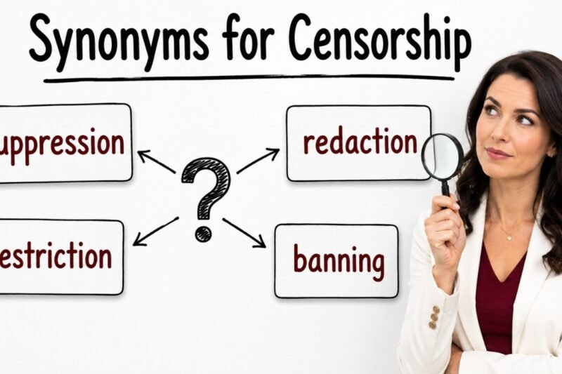 35+ Synonyms for Censorship: Strong Word Choices & Examples