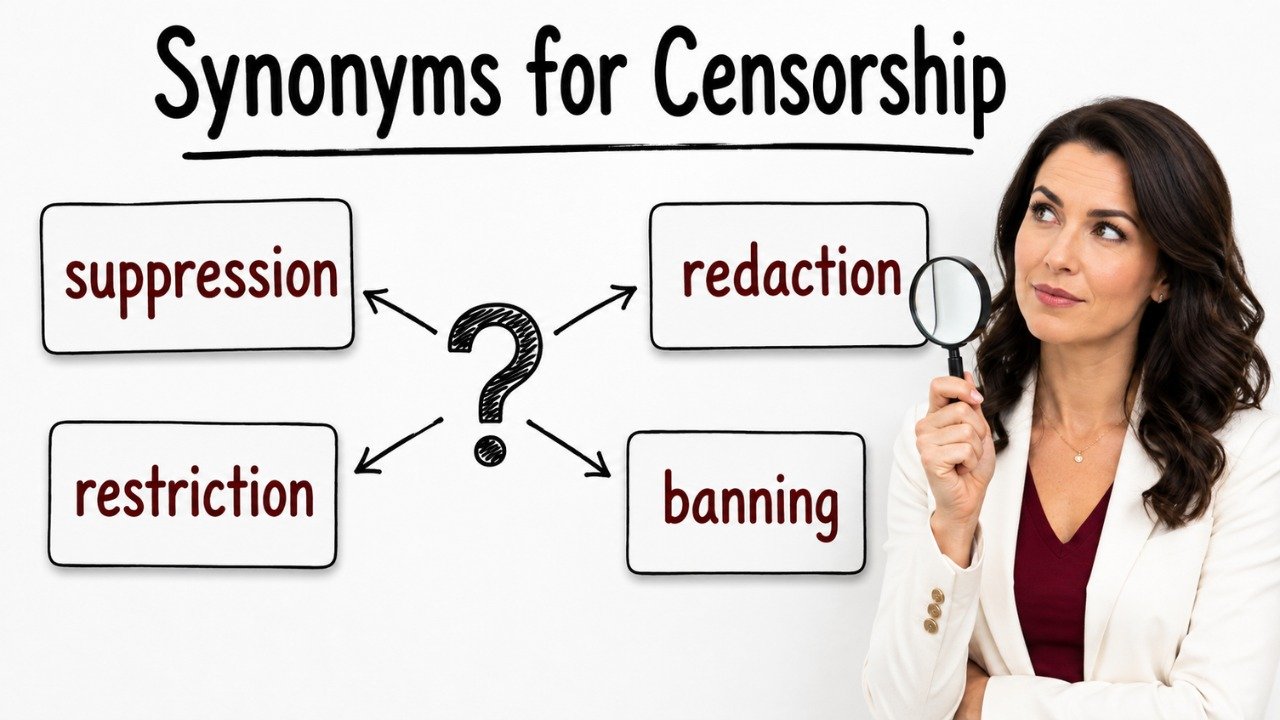 synonyms for censorship