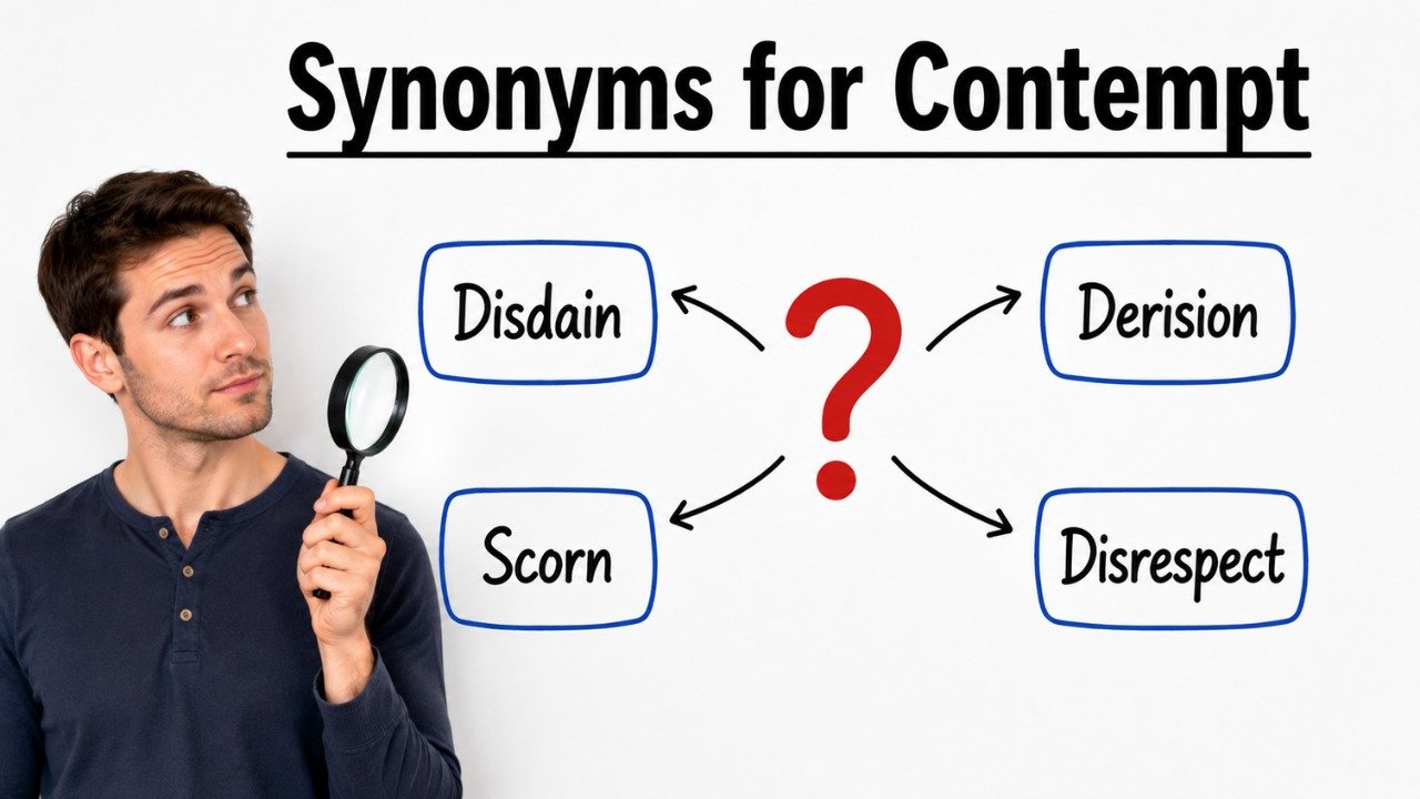 synonyms for contempt