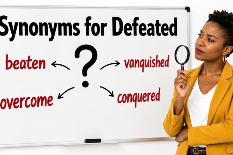 synonyms for defeated