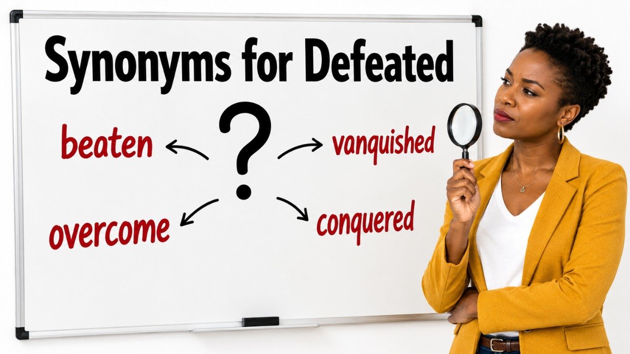 synonyms for defeated