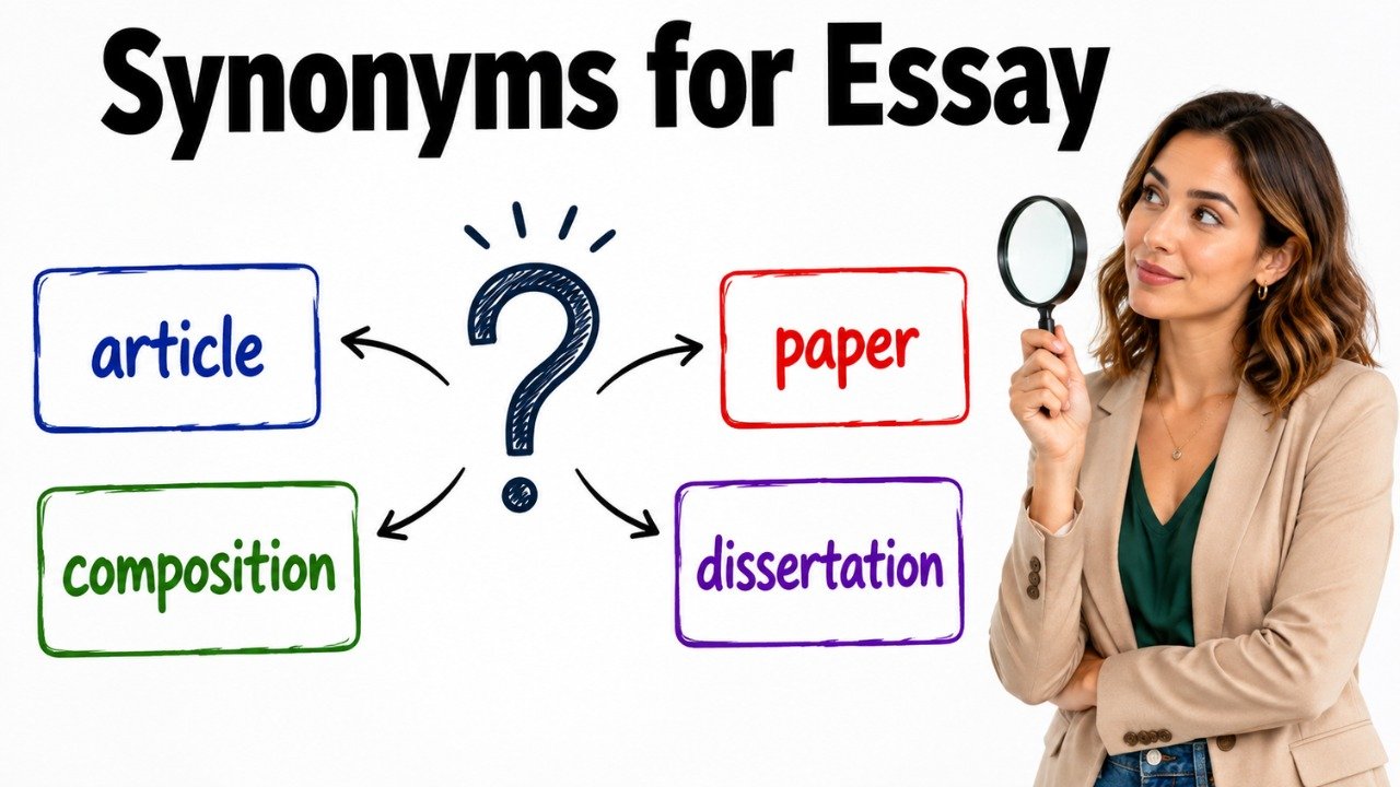 synonyms for essay