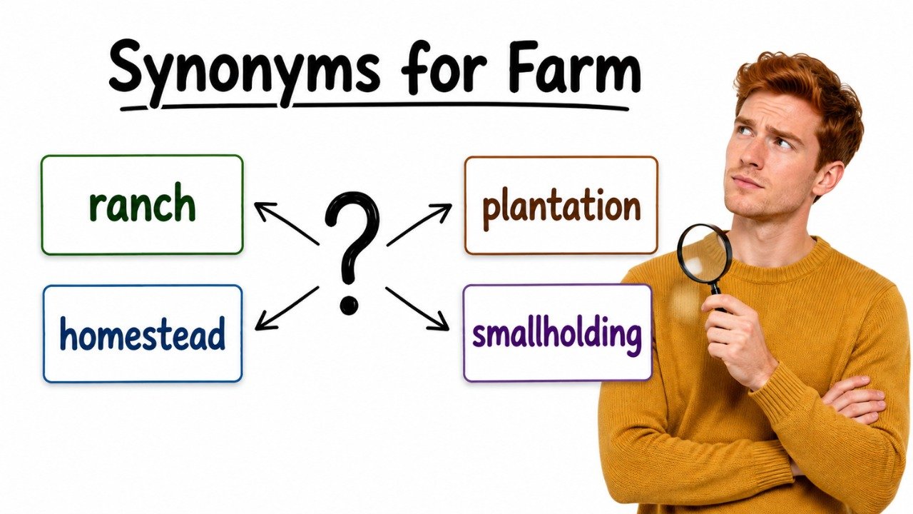 synonyms for farm