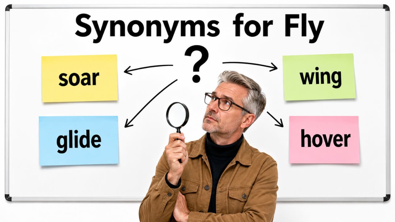 synonyms for fly