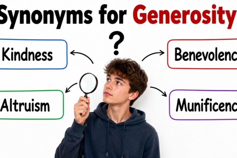 45+ Synonyms for Generosity: Strong Word Choices & Examples
