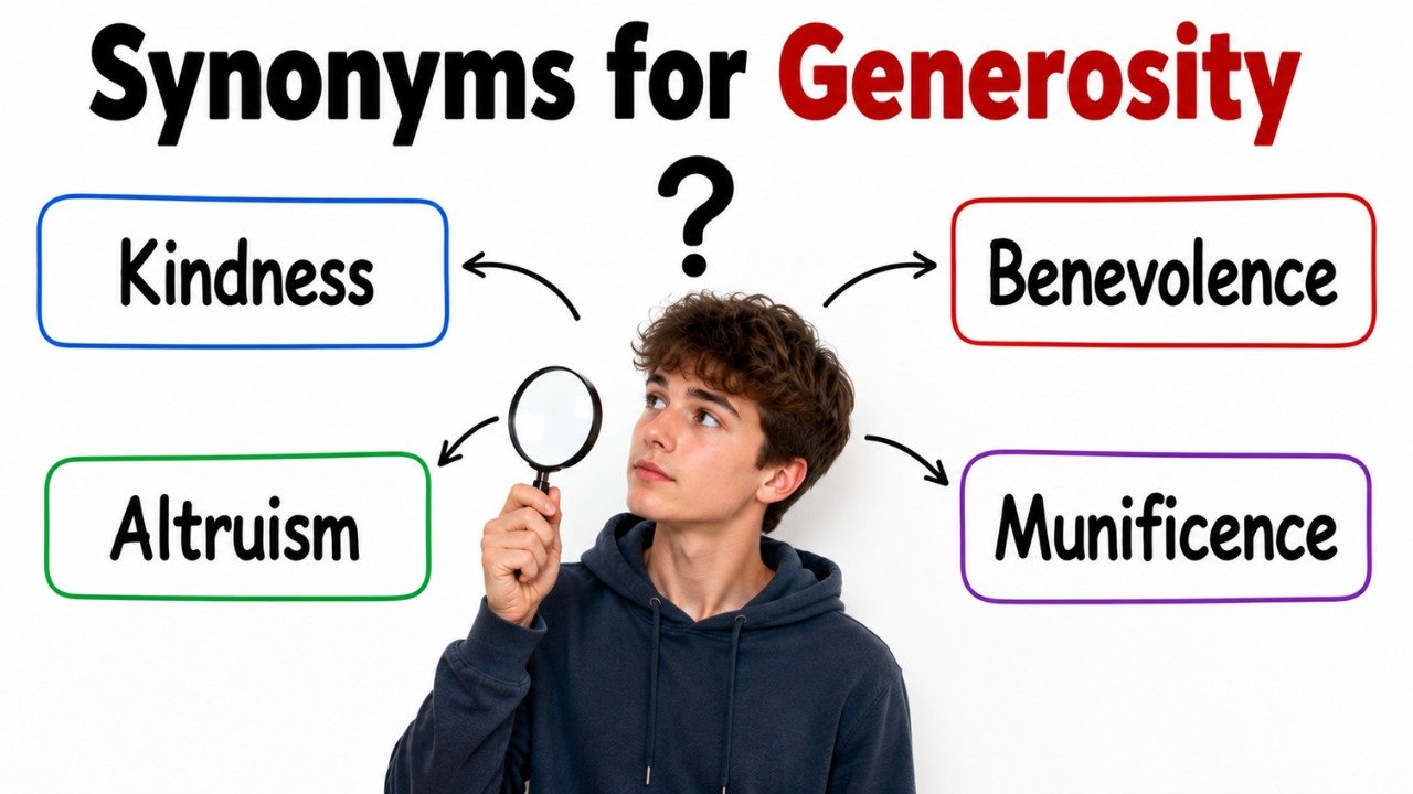 synonyms for generosity