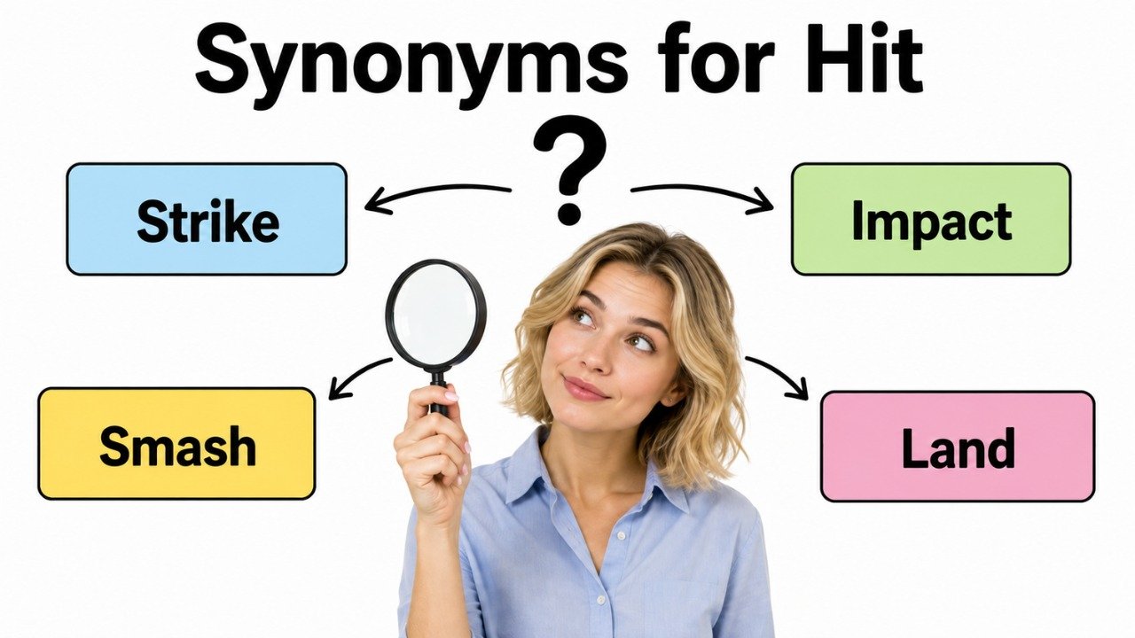synonyms for hit