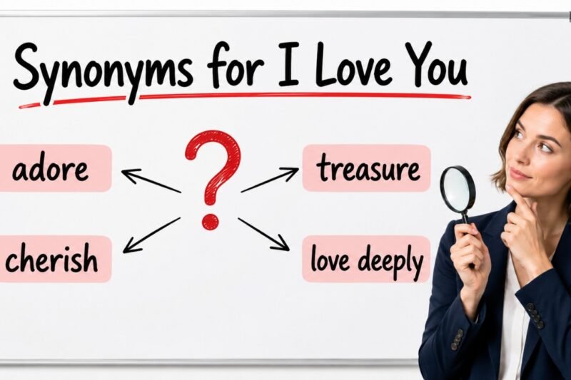 36+ Synonyms for I Love You: Usage, Context & Examples