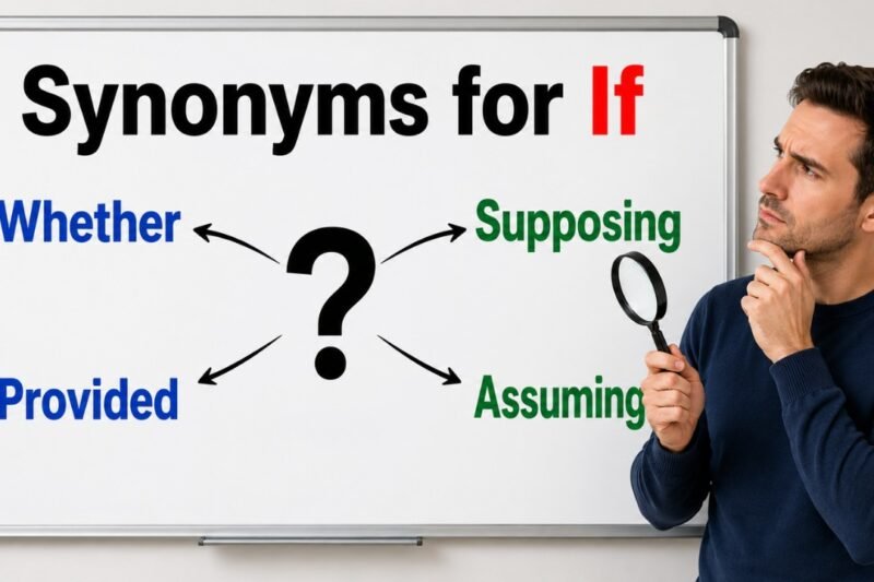 synonyms for if