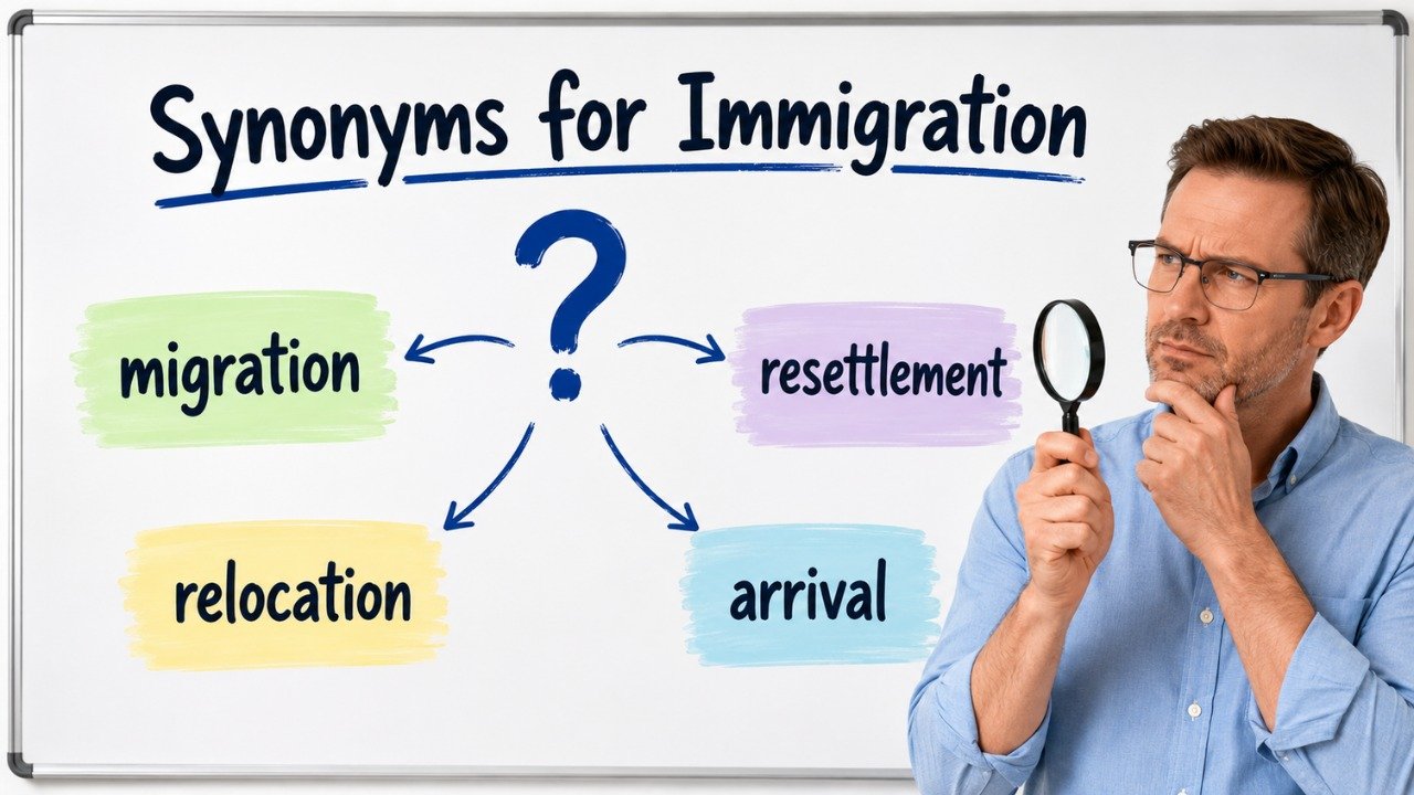 synonyms for immigration