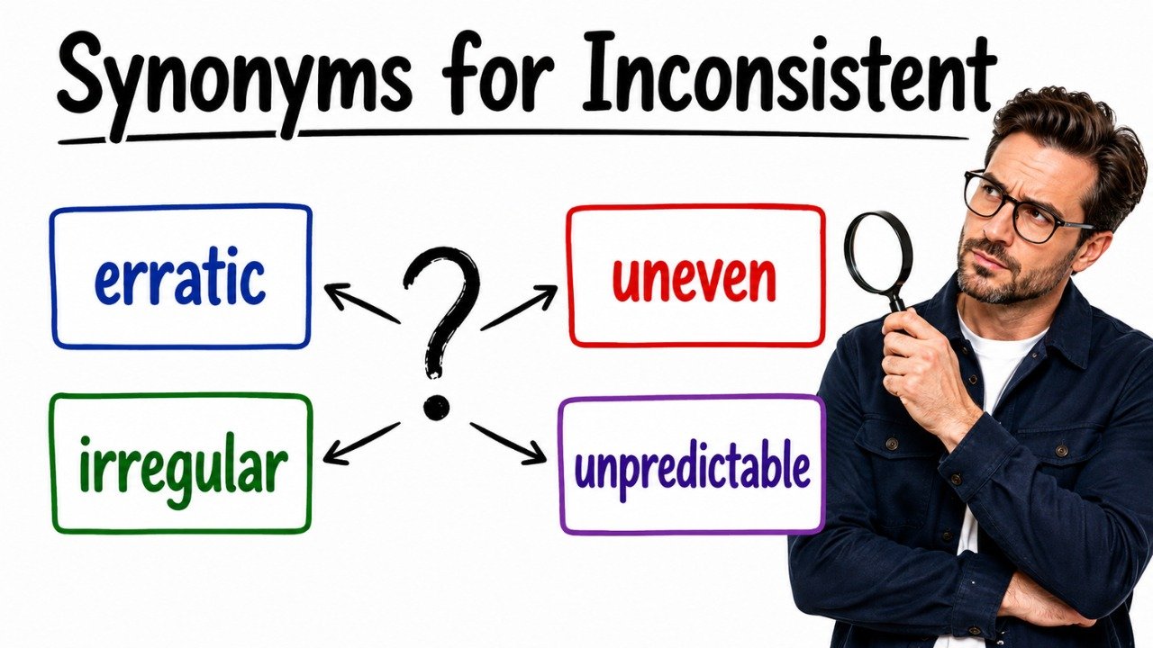 synonyms for inconsistent