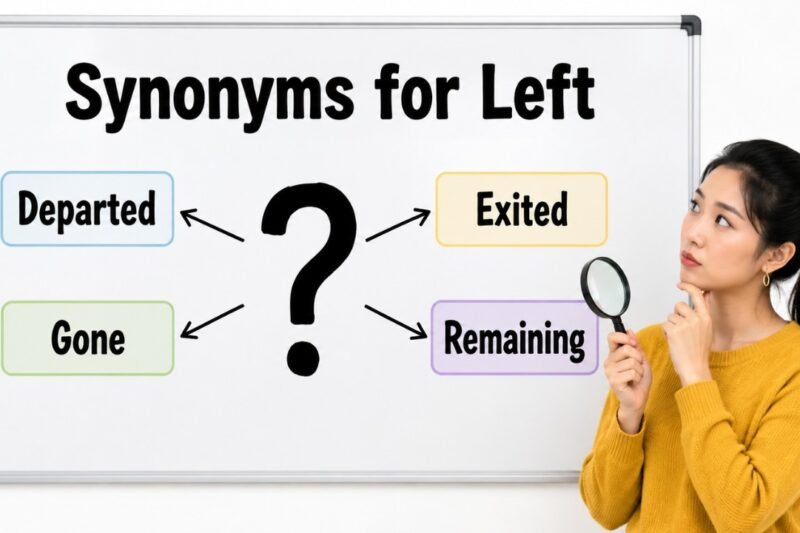 34+ Synonyms for Left: Meanings, Uses & Word Choices
