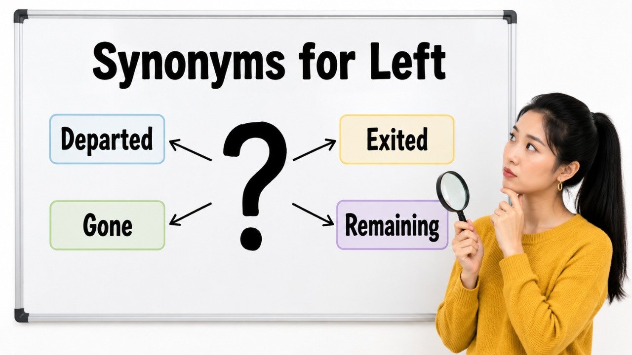 synonyms for left
