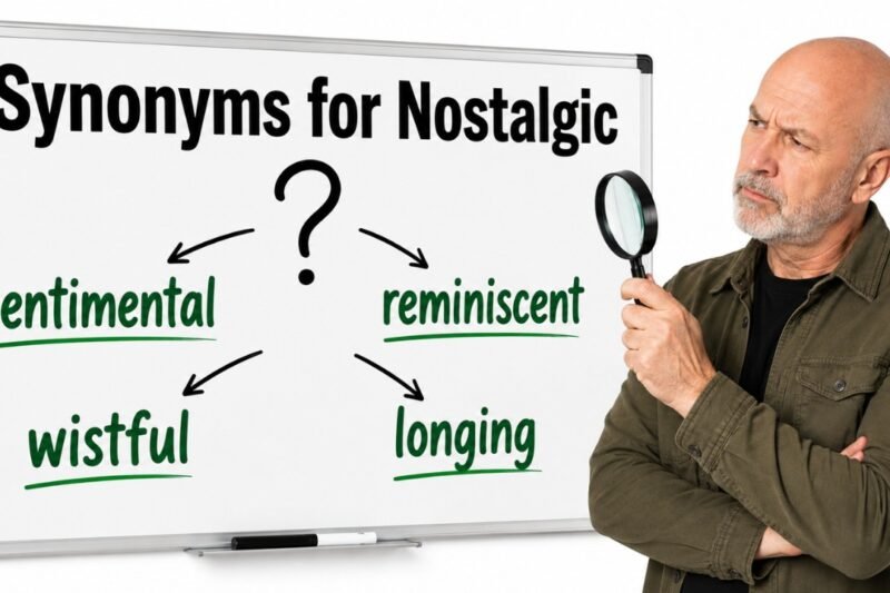 synonyms for nostalgic