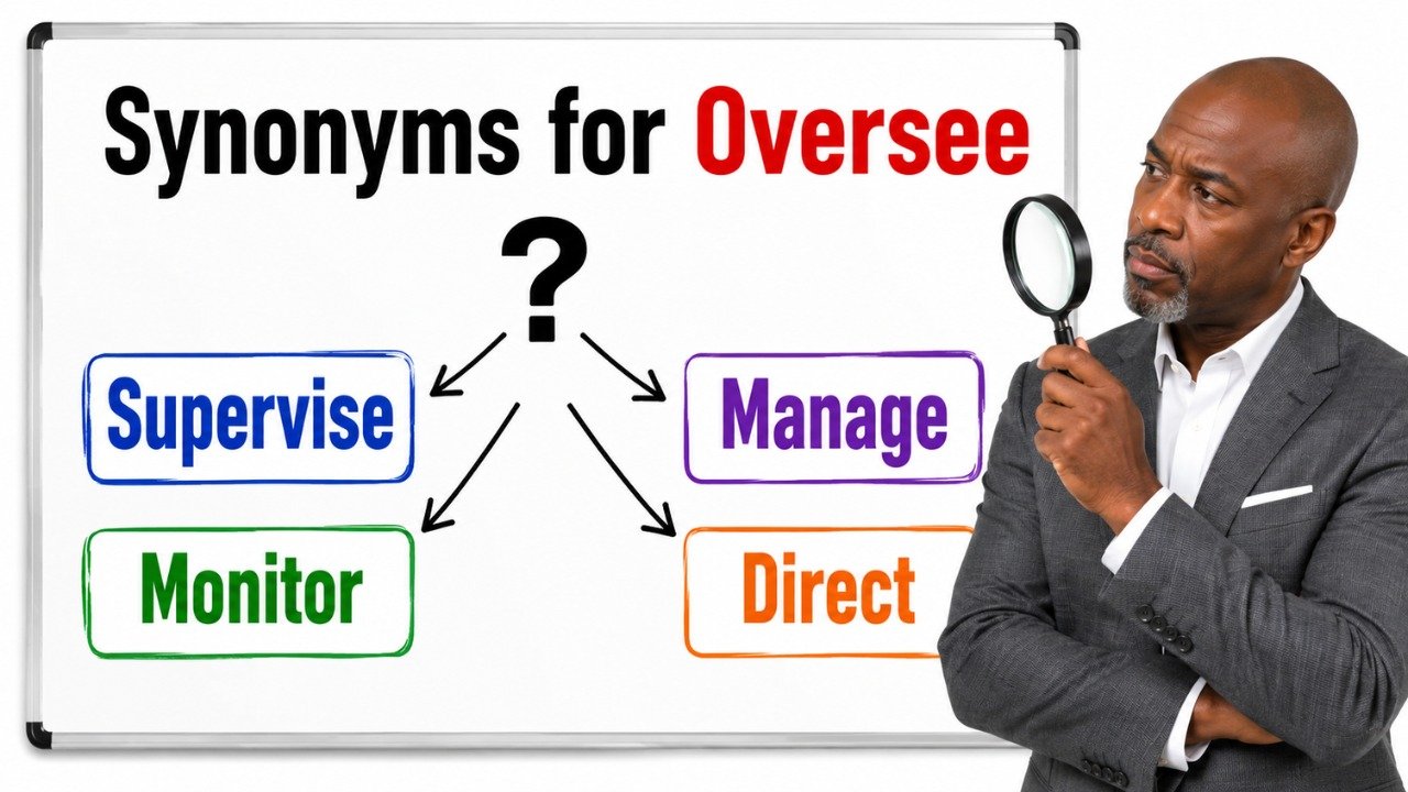 synonyms for oversee