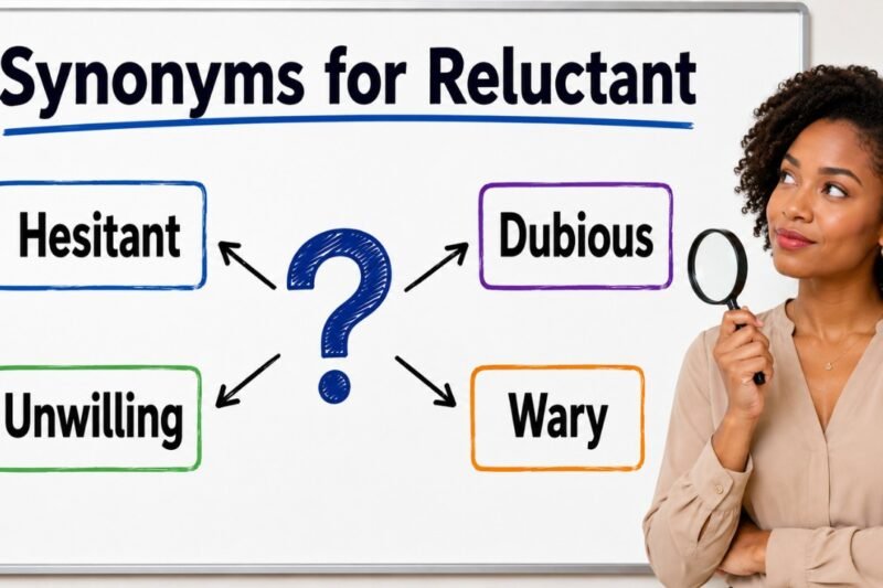 30+ Synonyms for Reluctant: Meanings, Context & Clear Examples