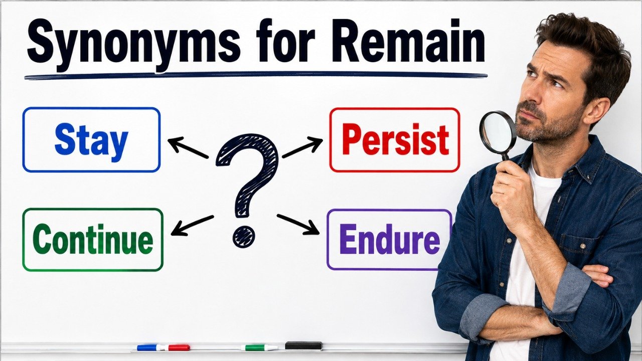synonyms for remain