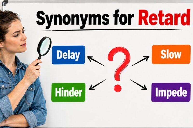 35+ Synonyms for Retard: Meanings, Context & Clear Examples