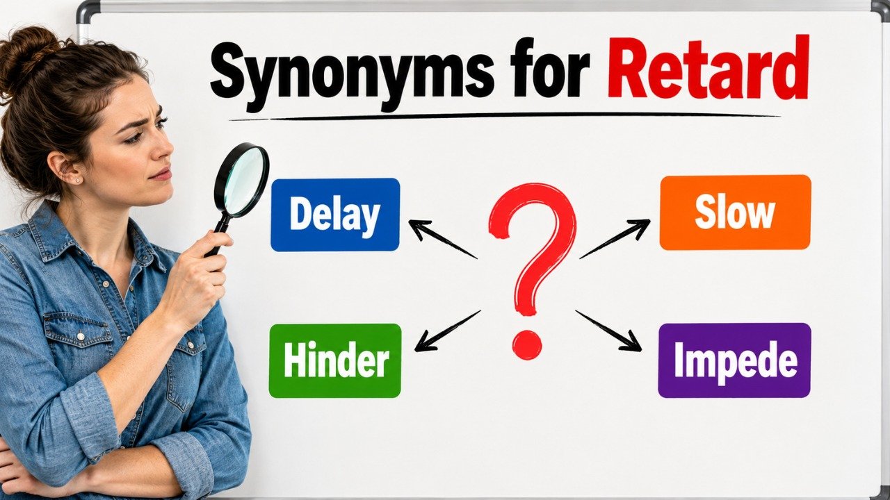 synonyms for retard