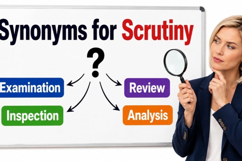 46+ Synonyms for Scrutiny: Usage, Context & Examples