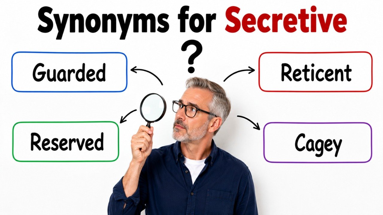 synonyms for secretive