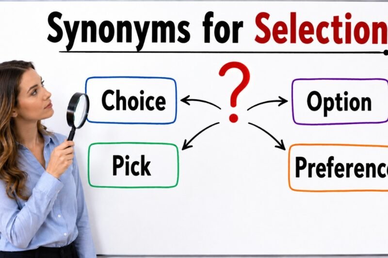 30+ Synonyms for Selection: Meanings, Context & Clear Examples
