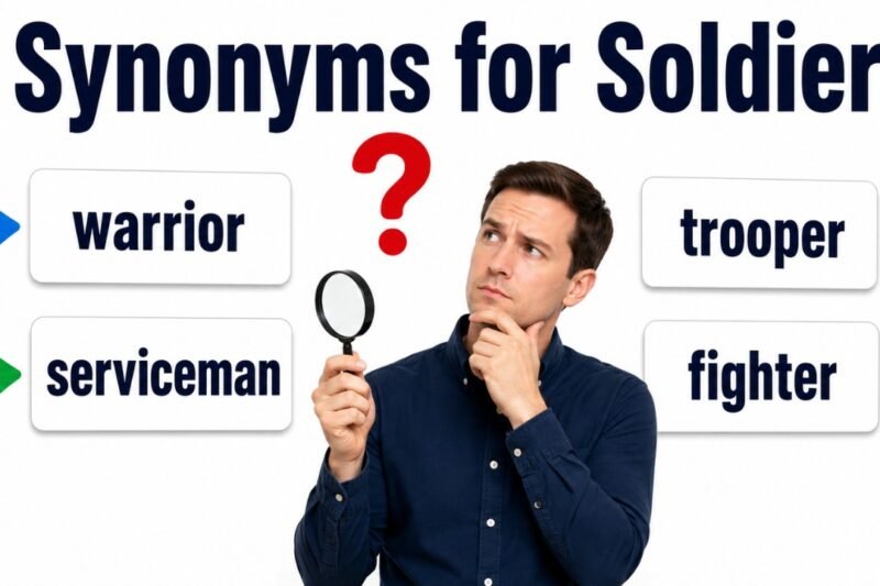 30+ Synonyms for Soldier: Meanings, Context & Clear Examples