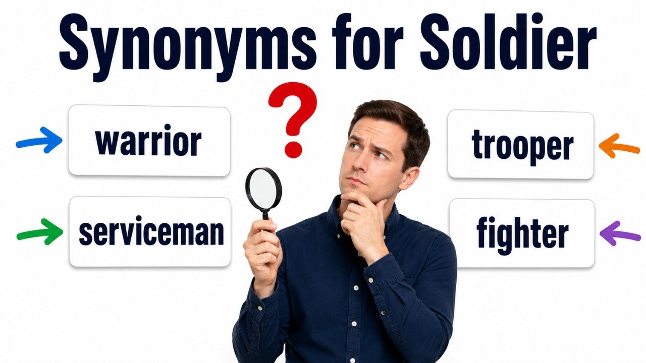 synonyms for soldier