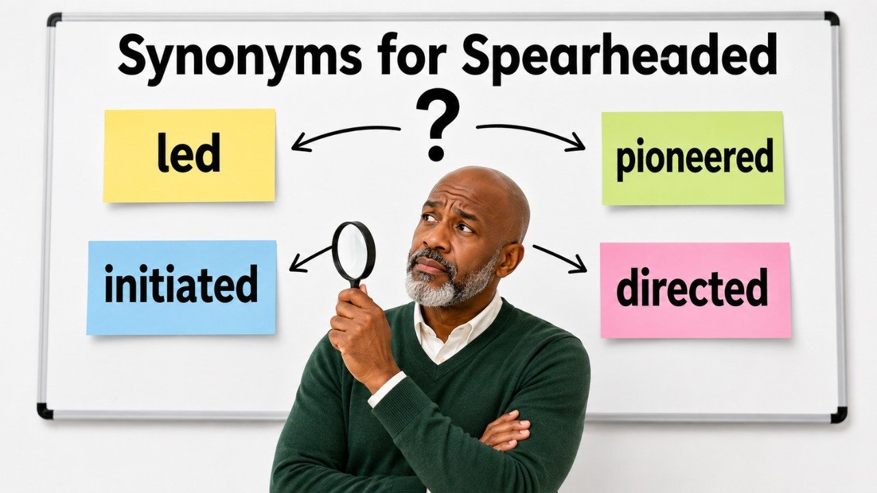 synonyms for spearheaded