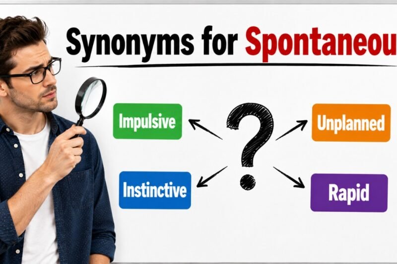 44+ Synonyms for Spontaneous: Meanings, Uses & Word Choices