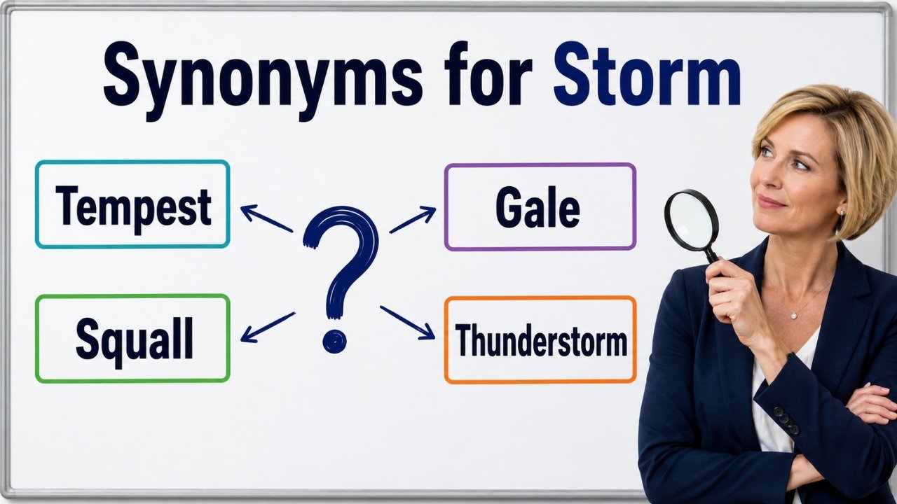 synonyms for storm
