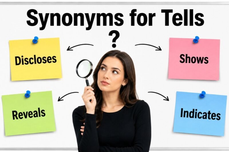 42+ Synonyms for Tells: Meaning, Examples & Best Uses