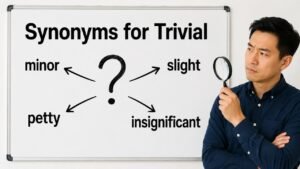 synonyms for trivial