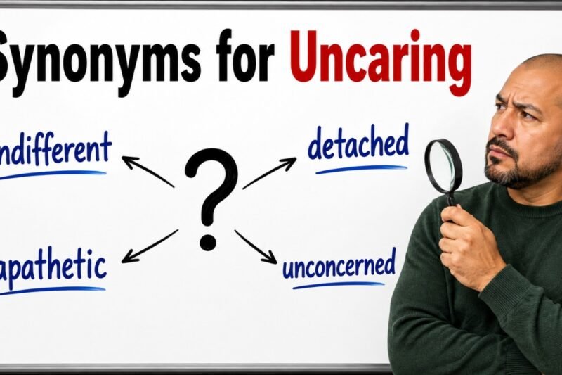 32+ Synonyms for Uncaring: Meaning, Examples & Best Uses